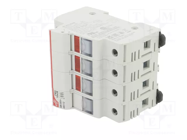 DF ELECTRIC Portafusibles PMX 32A 10x38mm 3+N DF ELECTRIC Portafusibles PMX 32A 10x38mm 3+N