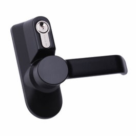 Cisa Manilla condenable con llave 1.07078.38.0 Negro