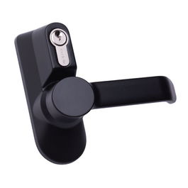 Cisa Manilla Condenable con Llave Antipanico 1.07078.38.0 Negro
