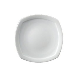 Langenthal Time Bl. Plato Cuadrado de Porcelana Vajilla Llano 27 cm (Set de 6)