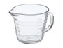 Vivalto Jarra Medidora de Vidrio 750 ml Transparente 12,7x11,5x8,9 cm (Set de 12)