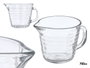 Vivalto Jarra Medidora de Vidrio 750 ml Transparente 12,7x11,5x8,9 cm (Set de 12)