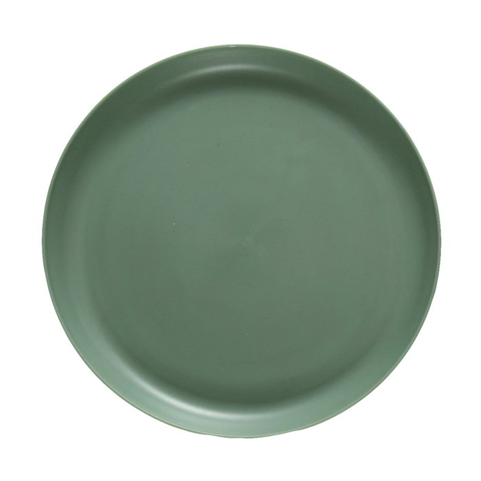 Home Deco Factory Plato Colección Bain De Soleil, Polipropileno (PP), Diámetro 20 cm x Altura 1.9 cm, Colores Surtidos (Verde, Beige, Amarillo)