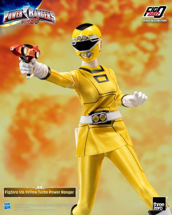 Power Rangers Turbo Figura FigZero 1/6 Yellow Turbo Power Ranger 30 cm Power Rangers Turbo Figura FigZero 1/6 Yellow Turbo Power Ranger 30 cm