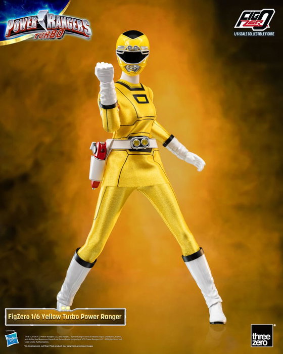 Power Rangers Turbo Figura FigZero 1/6 Yellow Turbo Power Ranger 30 cm Power Rangers Turbo Figura FigZero 1/6 Yellow Turbo Power Ranger 30 cm
