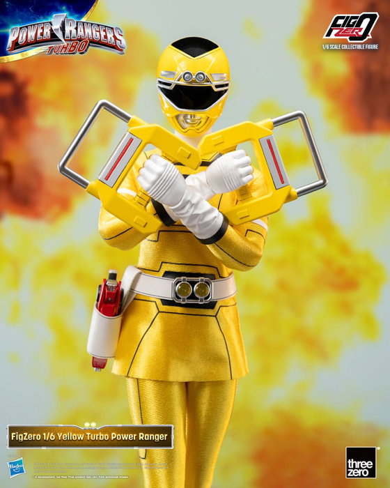 Power Rangers Turbo Figura FigZero 1/6 Yellow Turbo Power Ranger 30 cm Power Rangers Turbo Figura FigZero 1/6 Yellow Turbo Power Ranger 30 cm