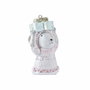 DKD Home Decor Figura Navidad Fantasia Gris Rosa Resina (3 Unidades)