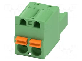 PHOENIX CONTACT FKC2.5/2-ST-5.08 Conector de bloque de bornas desmontable de 2 pines