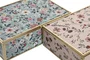 DKD Home Decor Joyero de Cristal y Metal 21x14x6 Surtido