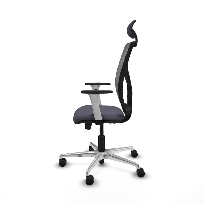 PIQUERAS Y CRESPO Silla de oficina Motilla con mecanismo Sincro/Traslack Gris