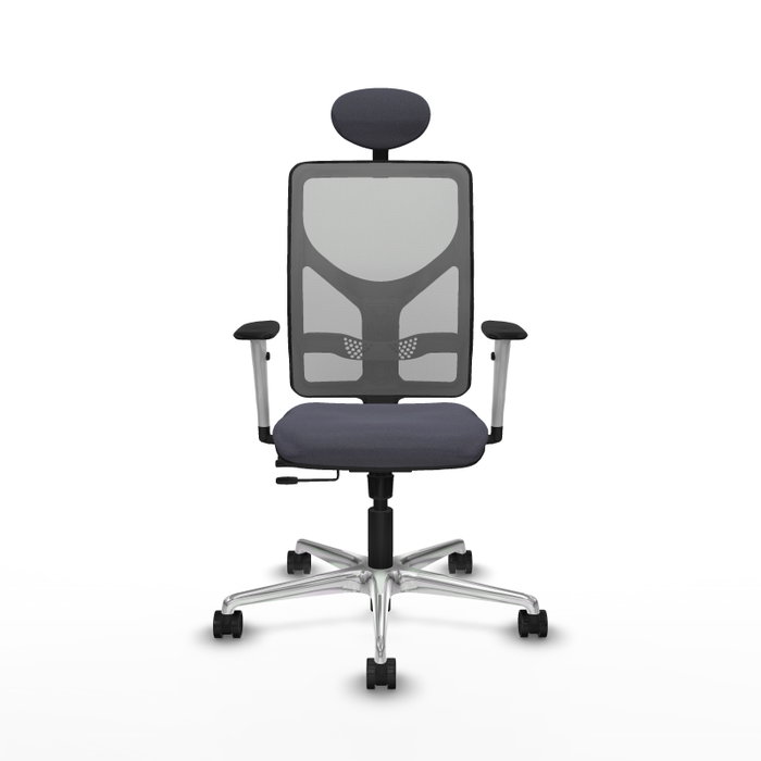 PIQUERAS Y CRESPO Silla de oficina Motilla con mecanismo Sincro/Traslack Gris