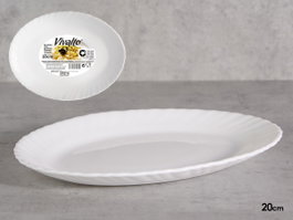 Vivalto Bandeja Clásica Opal Blanca 20 cm (Set de 24)