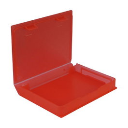 Inter-Tech HDD Schutzbox 2,5 pulgadas de plástico rojo