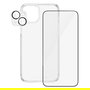 PanzerGlass Protector de Pantalla Vidrio Templado 9H para iPhone 15 Plus - Kit 3 en 1 con Aplicación en Seco, Resistente a Golpes y Anti-huellas