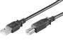 Digitus Cable de conexión USB 2.0 Tipo A a B Macho/Macho, 1,8 m, Negro