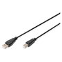 Digitus Cable de conexión USB 2.0 Tipo A a B Macho/Macho, 1,8 m, Negro