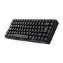 Hiditec GM1K Teclado Gaming Mecánico Compacto 75% Inalámbrico Bluetooth 5.0/USB con Switches Gateron Pro Red Hot-Swap, Keycaps PBT, Iluminación RGB, Distribución ISO Español