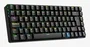 Hiditec GKE010005 GM1K Teclado Gaming Mecánico 75% Inalámbrico Triple (Bluetooth 5.0/2.4GHz/USB-C) con Hot-Swap, Switches Gateron Pro Red y Keycaps ABS, QWERTY Español, Negro
