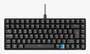 Hiditec GKE010005 GM1K Teclado Gaming Mecánico 75% Inalámbrico Triple (Bluetooth 5.0/2.4GHz/USB-C) con Hot-Swap, Switches Gateron Pro Red y Keycaps ABS, QWERTY Español, Negro