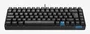 Hiditec GKE010005 GM1K Teclado Gaming Mecánico 75% Inalámbrico Triple (Bluetooth 5.0/2.4GHz/USB-C) con Hot-Swap, Switches Gateron Pro Red y Keycaps ABS, QWERTY Español, Negro