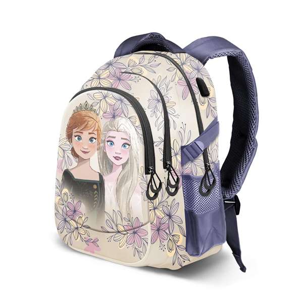 Karactermania Mochila Frozen 2 Run. Plus Fan Emotio 44x34x21 cm Ripstop Beige