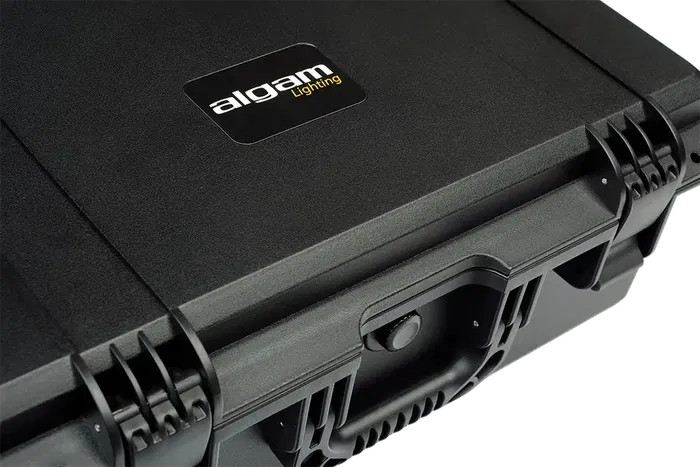 Algamlight Maletín de Transporte y Carga para 6 Eventpar44-Quad-Ip con Base de Carga Integrada y Filtros Magnéticos