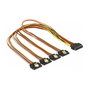 DeLOCK 60158 Cable de alimentación SATA 15 pines de 4 a 1, 0,5 m