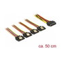 DeLOCK 60158 Cable de alimentación SATA 15 pines de 4 a 1, 0,5 m