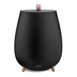 DUUX Tag 2 Humidificador Ultrasónico Negro, Capacidad 2.5 Litros, Cobertura hasta 30 m², con Apagado Automático, Modo Noche y Filtro