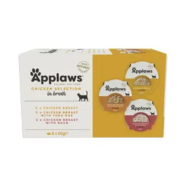Applaws Tarrina Multipack Seleccion Pollo 8x60g Comida Húmeda para Gatos