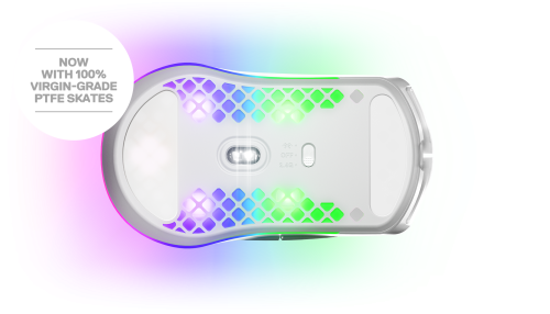 SteelSeries Aerox 3 Wireless Ratón Blanco (62608) RF inalámbrica + Bluetooth Óptico 18000 DPI 1 ms 6 Botones 68 g SteelSeries Aerox 3 Wireless Ratón Blanco (62608) RF inalámbrica + Bluetooth Óptico 18000 DPI 1 ms 6 Botones 68 g