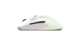 SteelSeries Aerox 3 Wireless Ratón Blanco (62608) RF inalámbrica + Bluetooth Óptico 18000 DPI 1 ms 6 Botones 68 g