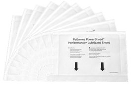 FELLOWES Blíster de 10 Hojas Lubricantes para Destructora