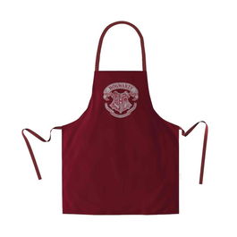 Harry Potter Delantal Oficial Licenciado Hogwarts con Escudo - Diseño Unisex Ajustable para Cocina y Regalo