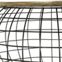 DKD Home Decor Mesita Auxiliar de Aluminio Dorado 80x80x44 cm
