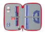 Safta Plumier Triple Estuche Escolar con 37 Piezas, Capacidad 12.5 x 19.5 x 5.5 cm, Para Material de Oficina y Papelería