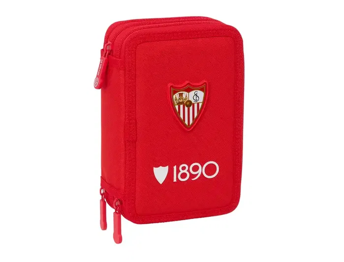 Safta Plumier Escolar Sevilla F.C. Triple Cremallera 37 Piezas