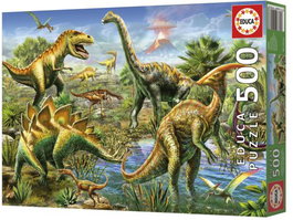 EDUCA BORRAS Puzzle 500 Piezas Patio Jurásico