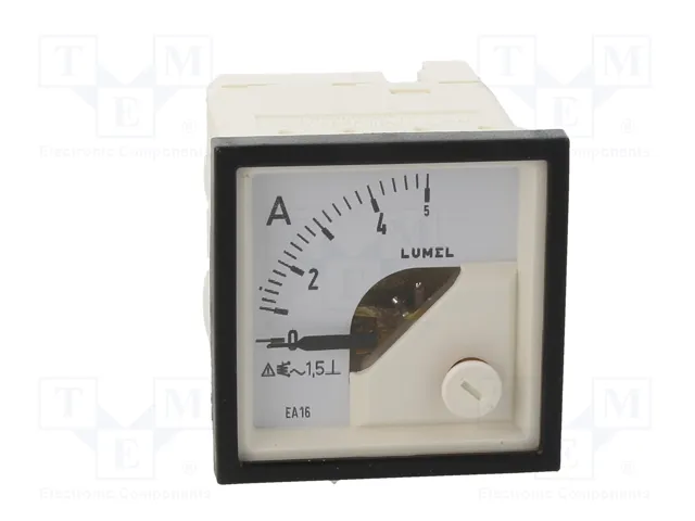 LUMEL Amperímetro para panel EA16 0÷5A True RMS
