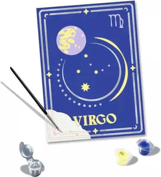 Ravensburger Kit de pintura por números CreArt Zodiac: Virgo