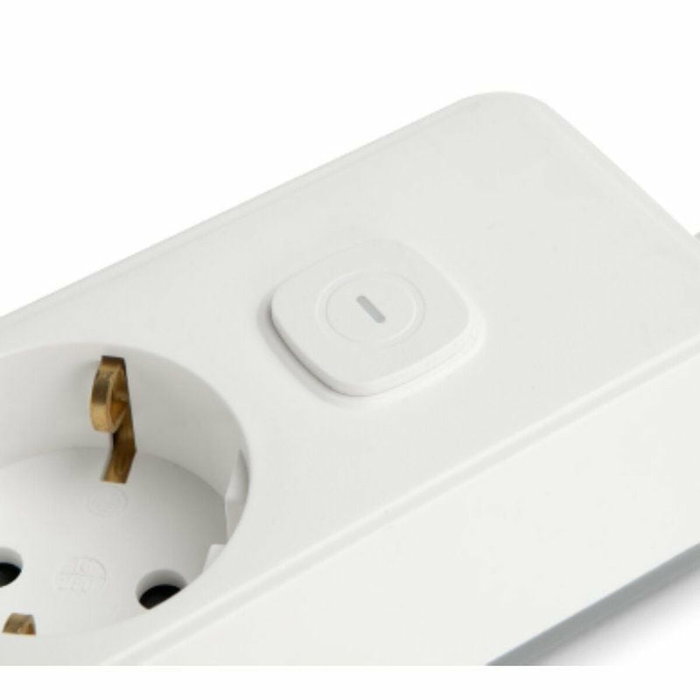 Orbegozo Regleta EN 3100 con 3 Tomas de Corriente, 2 USB y 2 USB Tipo-C, Blanca