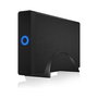 ICY BOX IB-377-C31 Carcasa Externa Disco Duro SSD 3.5" SATA con USB 3.2 Gen 2 Tipo C, Aluminio Negro, Incluye Adaptador