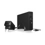 ICY BOX IB-377-C31 Carcasa Externa Disco Duro SSD 3.5" SATA con USB 3.2 Gen 2 Tipo C, Aluminio Negro, Incluye Adaptador