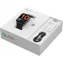 Qubo Smartwatch SMT-200 con Notificaciones, Frecuencia Cardíaca, Llamadas Bluetooth y 100 Modos Sport, Color Negro
