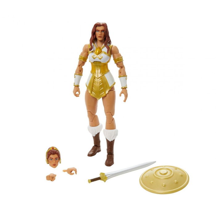 Mattel Masters of the Universe Mastersverse - Figura Teela de PVC con armas y complementos