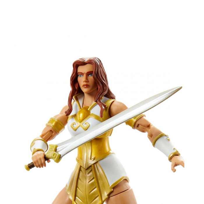 Mattel Masters of the Universe Mastersverse - Figura Teela de PVC con armas y complementos