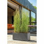 Deroma Jardinera Muret Millennium R Antracita con reserva de agua 59 cm