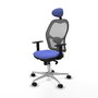 PIQUERAS Y CRESPO Silla de oficina Jorquera Azul claro y Gris