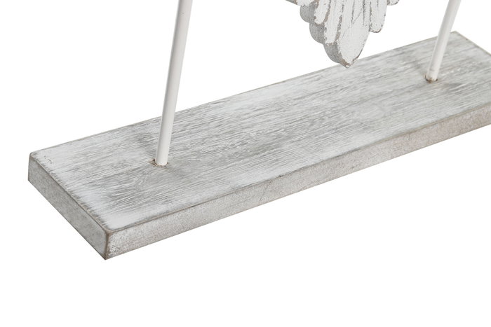 DKD Home Decor Decoración MDF Metal Blanco Desgastado