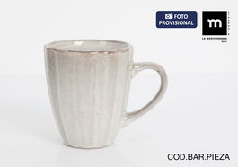 La Mediterranea Mug 375Ml "Talaier" 9,5 cm ancho x 11 cm alto x 13 cm largo (24 Unidades)